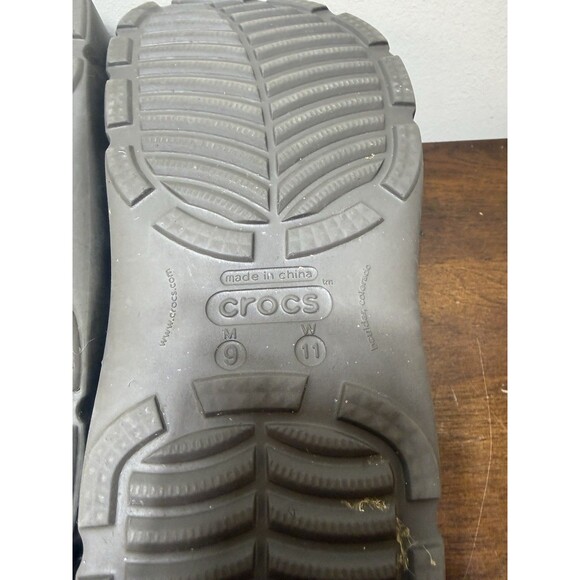 Crocs Realtree Max-5 Lined Clog Mossy Oak Camo Cozy Winter Shoes Size M9 W11